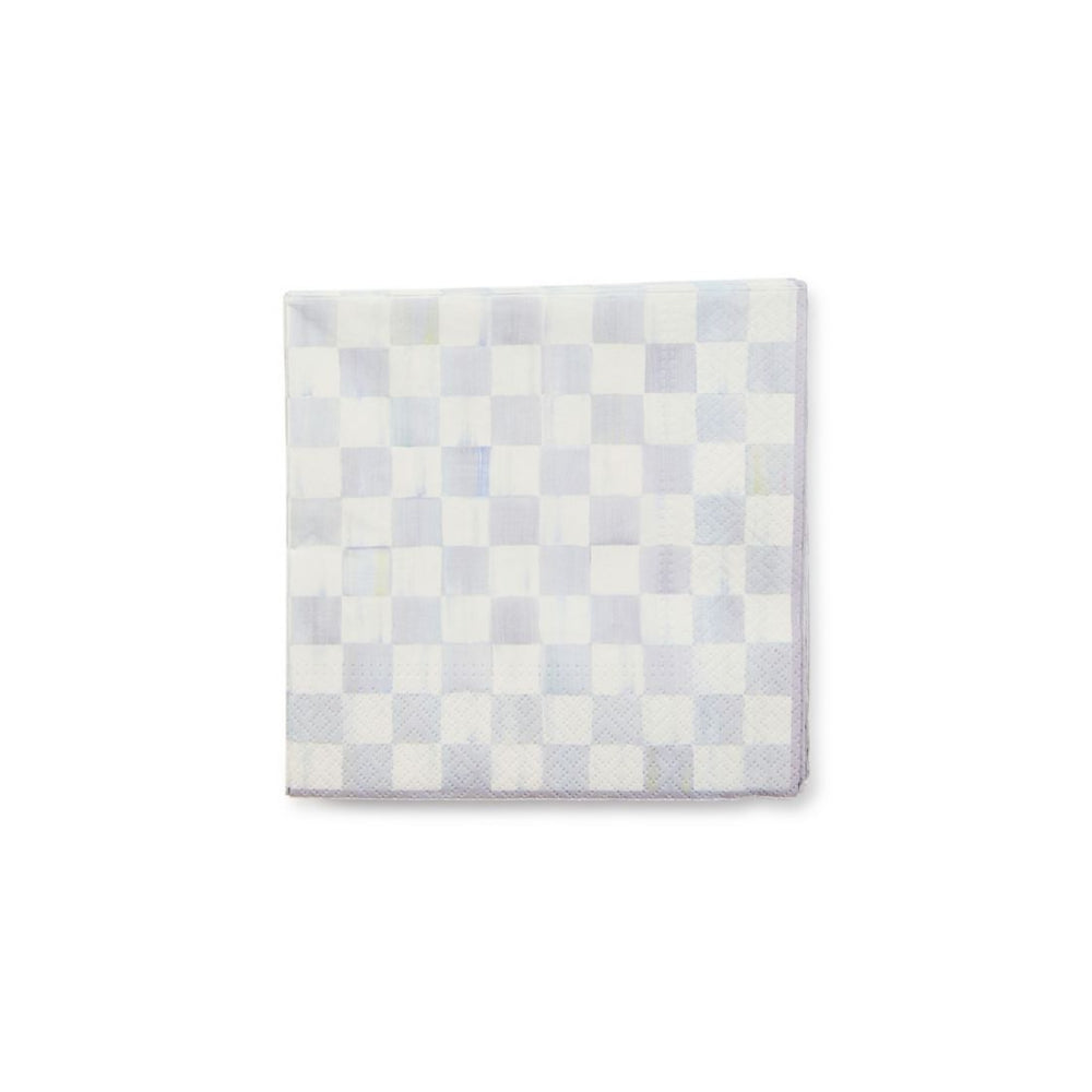 Mackenzie-Childs Sterling Check Luncheon Paper Napkins