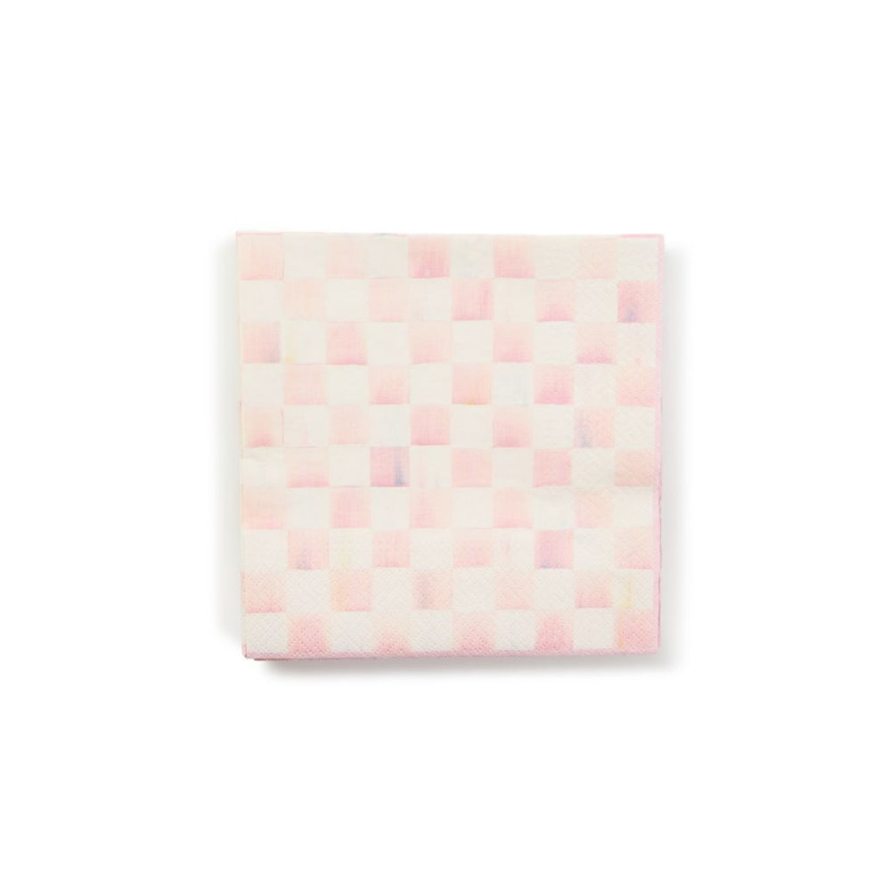 Mackenzie-Childs Rosy Check Luncheon Paper Napkins
