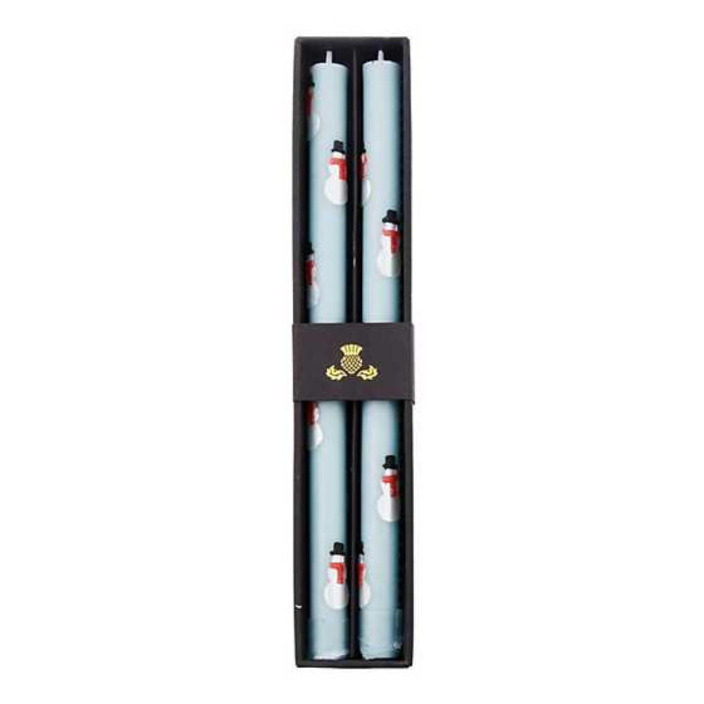 MacKenzie-Childs Snowman Dinner Candles - Set of 2