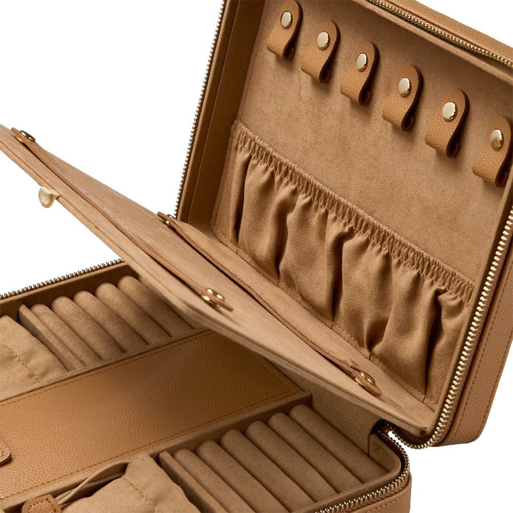 Wolf Lauren Large Zip Case - Caramel