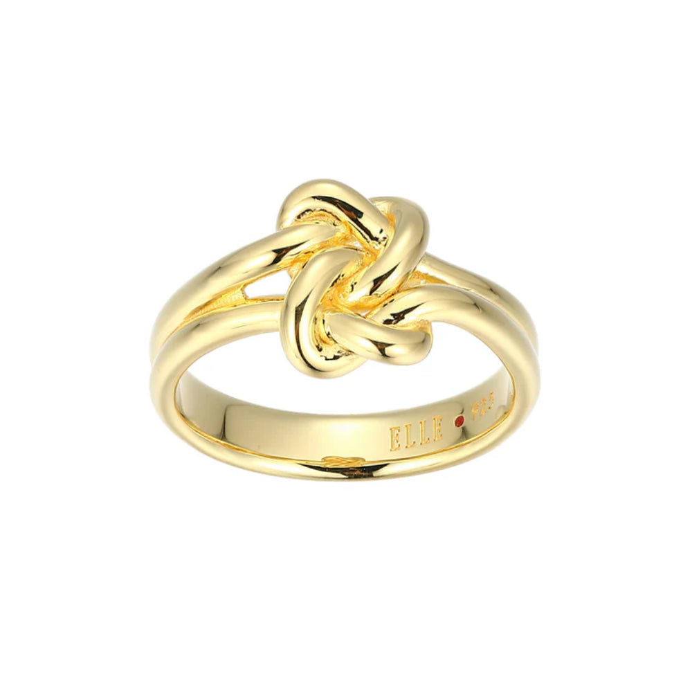 Elle Eternal Knot Gold-Tone Ring