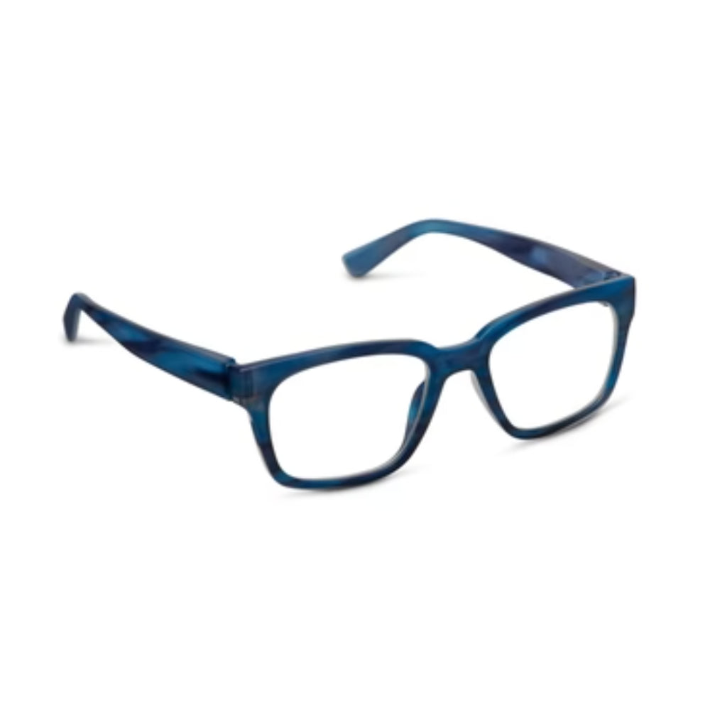 Peepers by PeeperSpecs Brady Navy Horn Reading Glasses