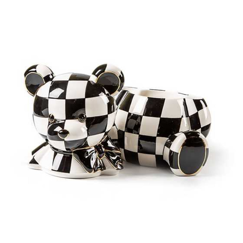 MacKenzie-Childs Courtly Bear Cookie Jar