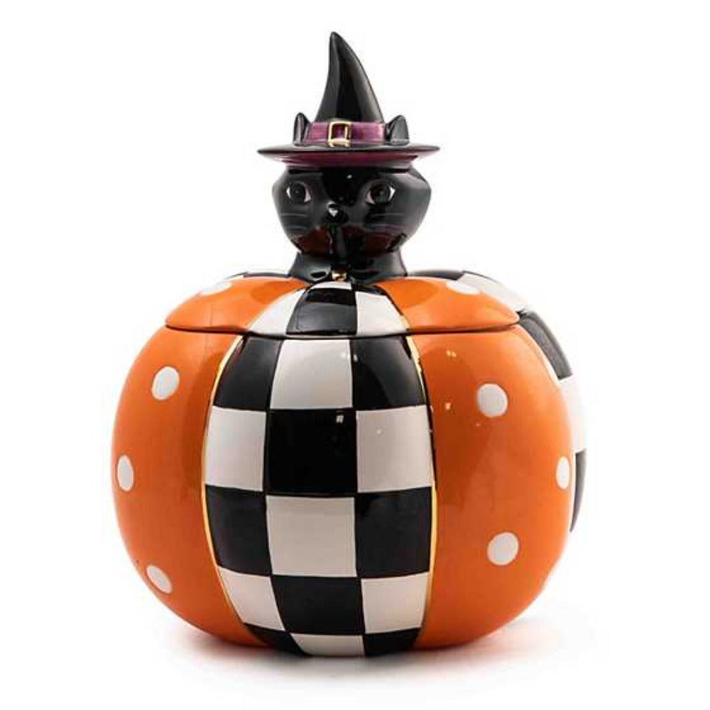 MacKenzie-Childs Black Cat Lidded Pumpkin Dish – Smyth Jewelers