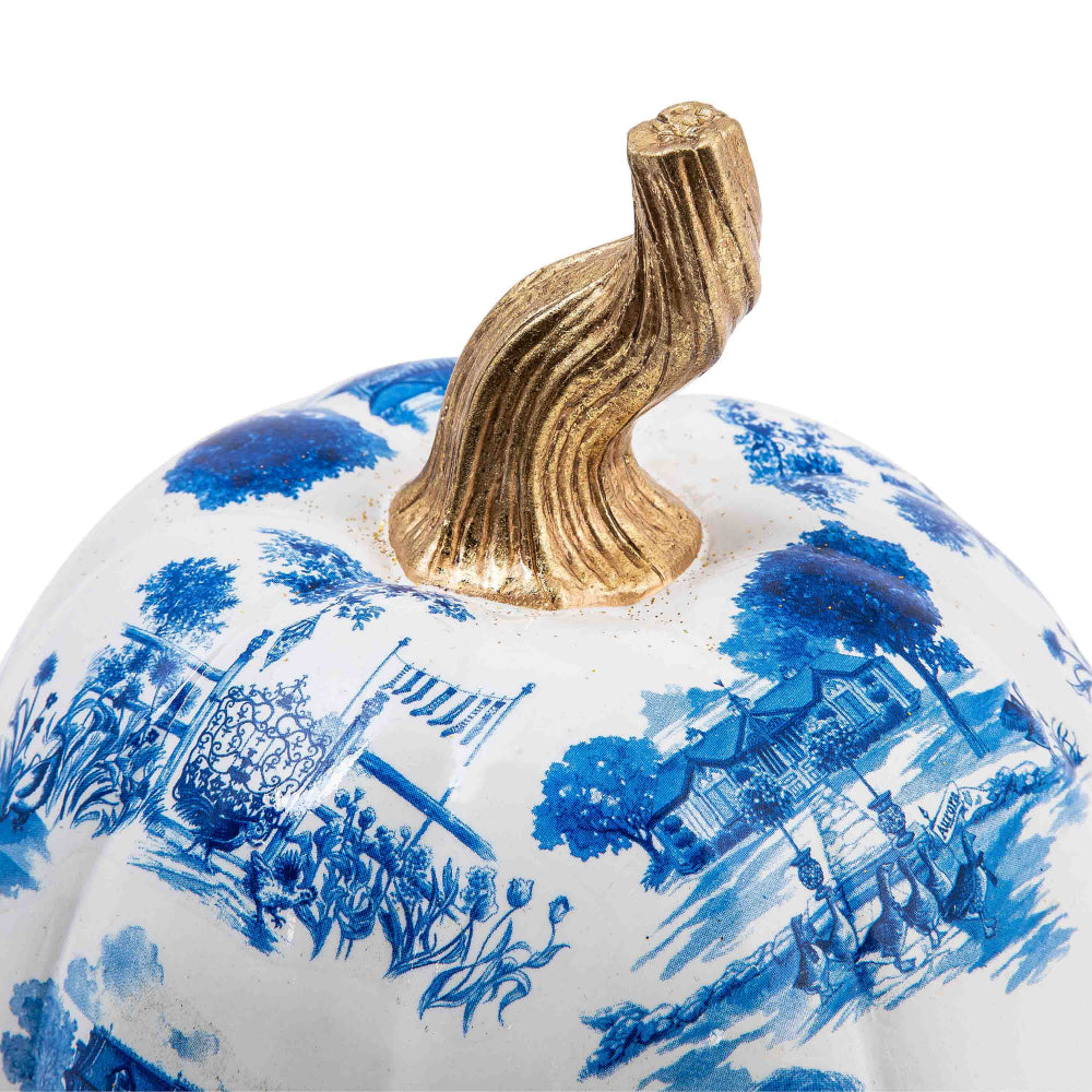 MacKenzie-Childs Royal Toile Pumpkin - Small