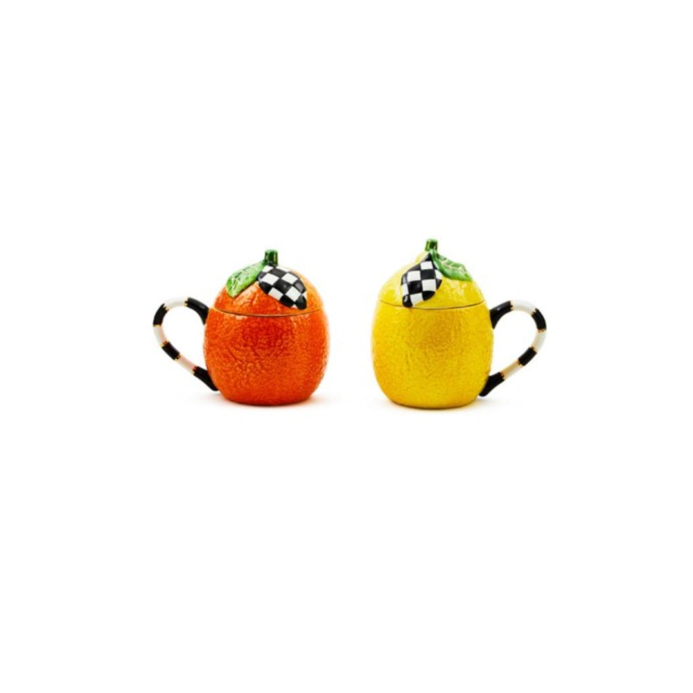 MacKenzie-Childs Tutti Frutti Lidded Mugs- Set of 2 – Smyth Jewelers