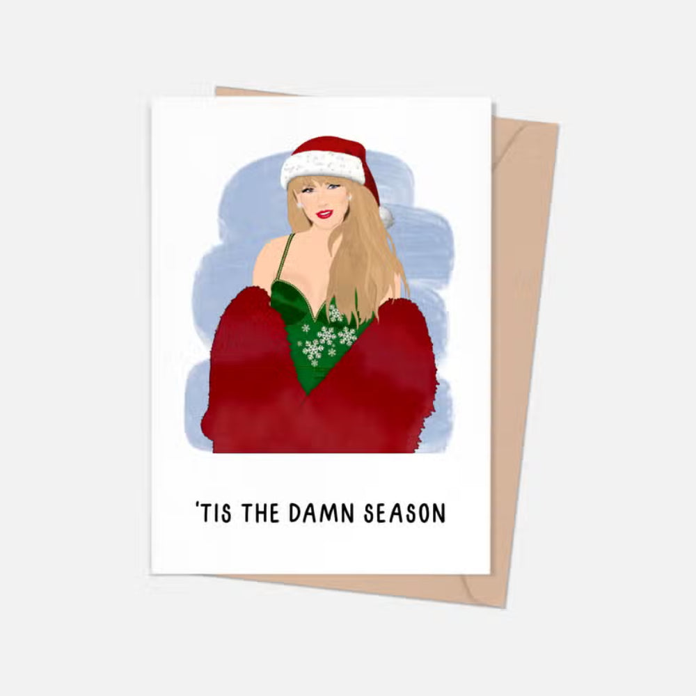 Taylor Swift Santa Tis The Damn Season Holiday Card – Smyth Jewelers