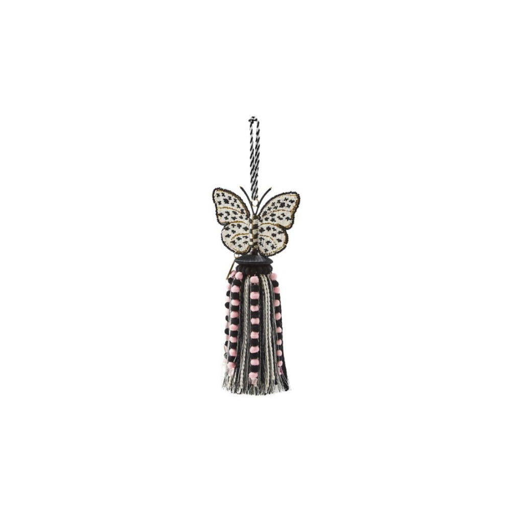 Mackenzie-Childs Butterfly Beaded Tassel