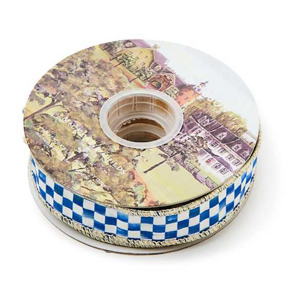 MacKenzie-Childs Royal Check 1" Ribbon