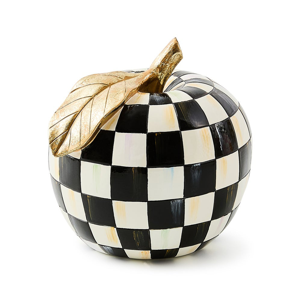 MacKenzie-Childs Courtly Check Apple Decor