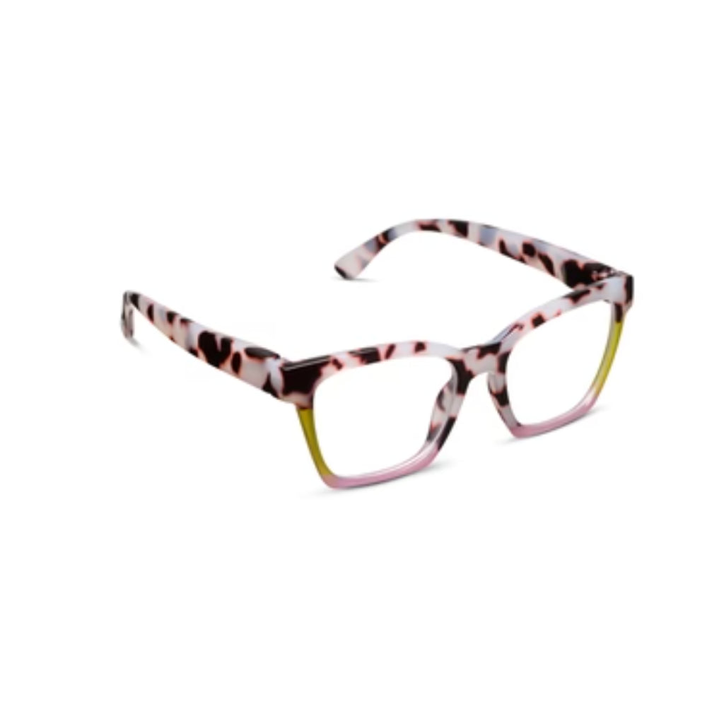 Peepers by PeeperSpecs Birdie Pink Chai Colorblock Reading Glasses