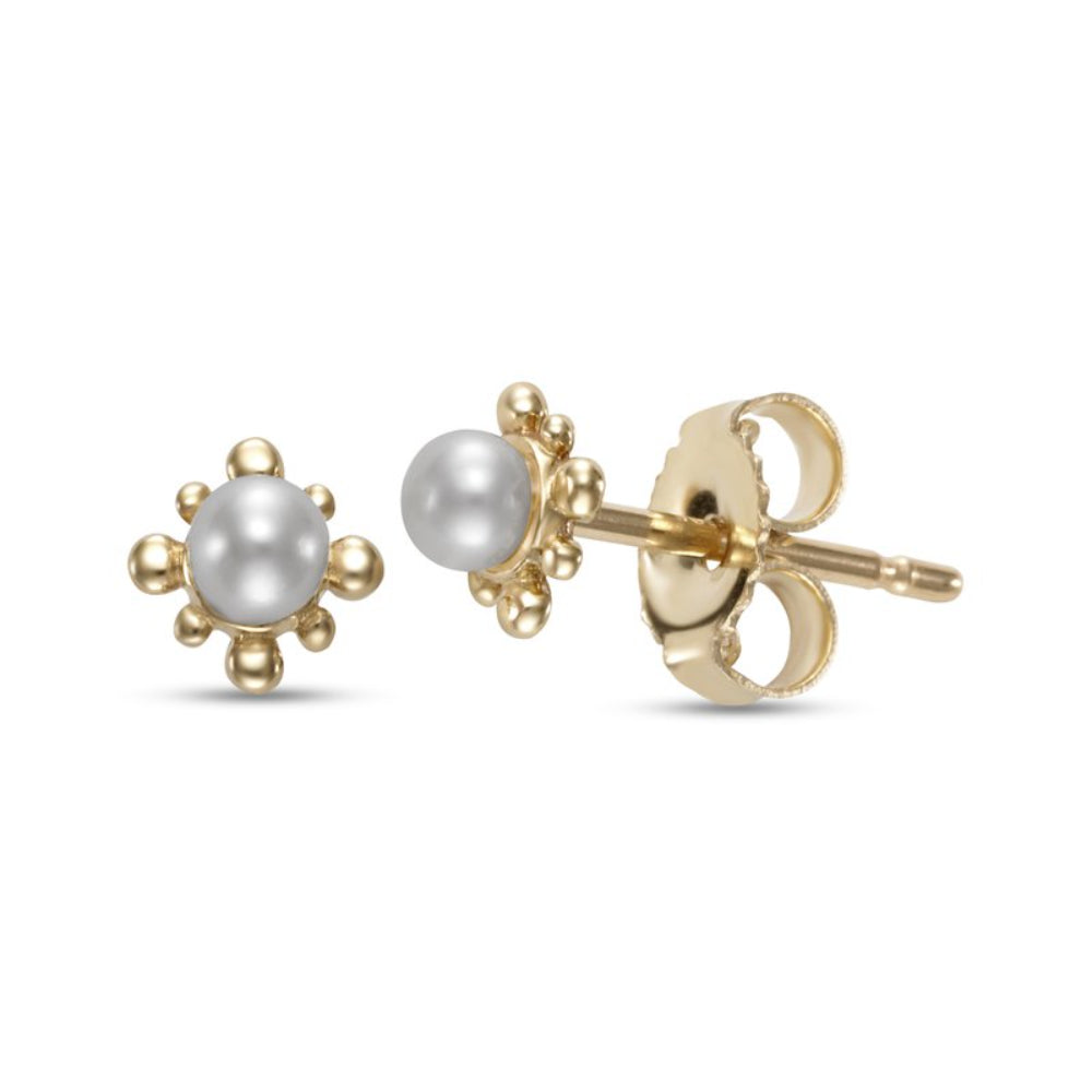 Mastoloni 14k Petite 2-2.5mm Freshwater Pearl Studs