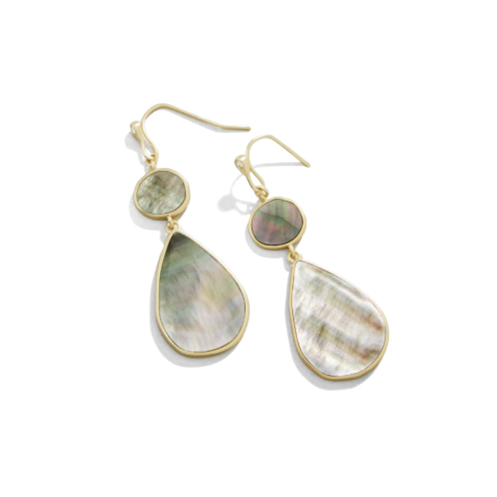 Spartina Batina Earrings Grey Mother-of-Pearl