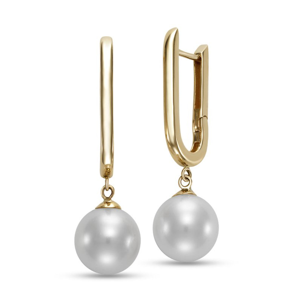 Mastoloni 14k Gold Freshwater Pearl Earrings