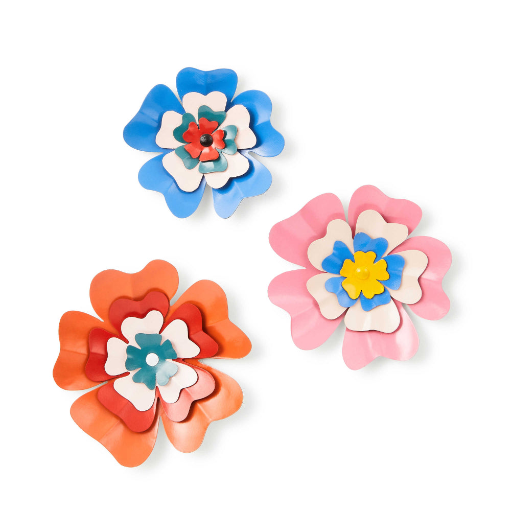 MacKenzie-Childs Dolce Vita Flower Magnets-Set of 3