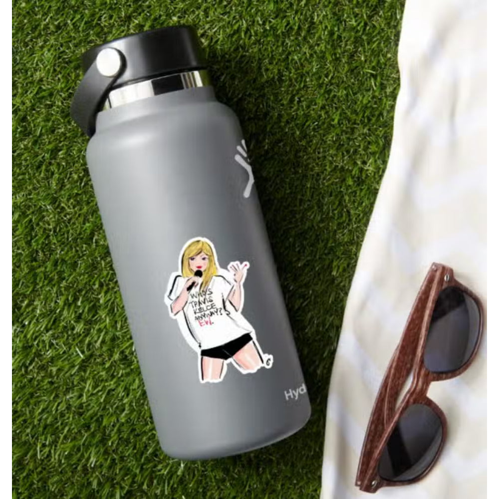 Taylor Swift Who's Travis Sticker