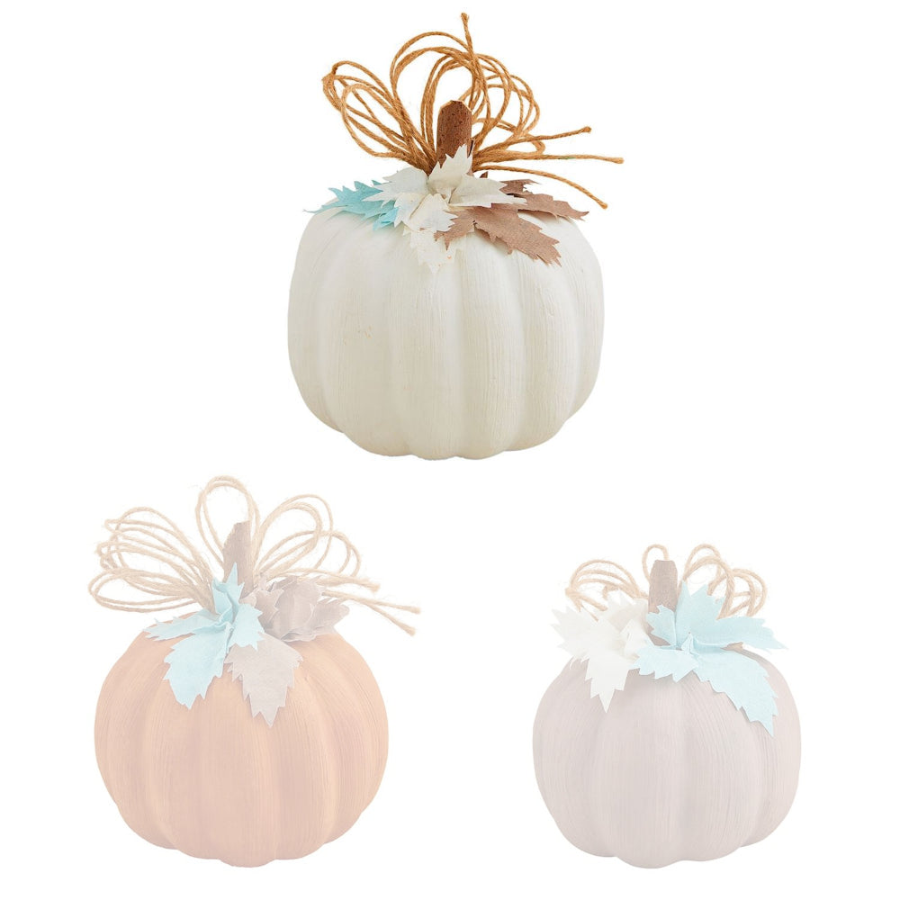 Mud Pie Pastel Pumpkin Sitter
