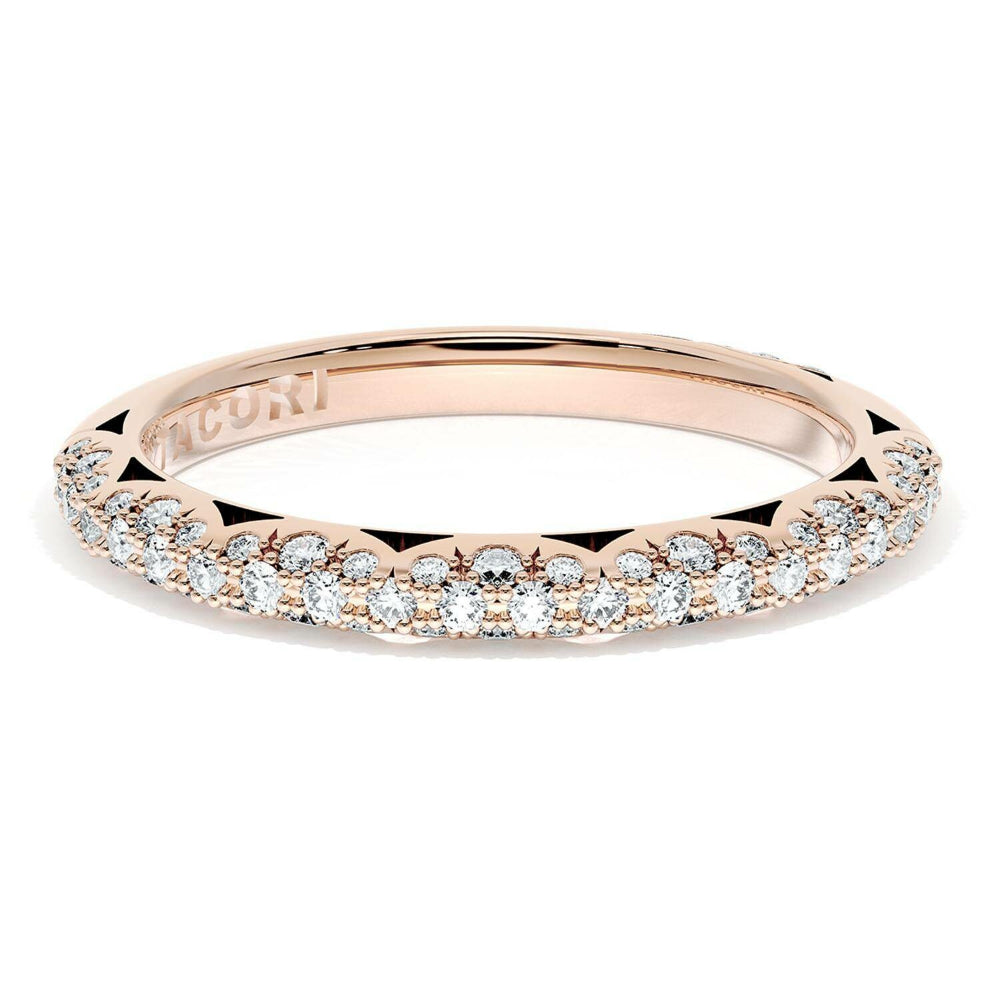 Tacori Founder's Collection | French Pavé Diamond Wedding Band