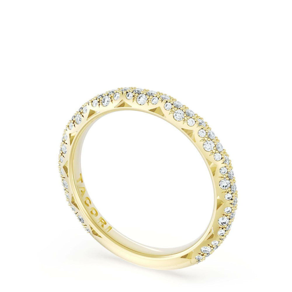 Tacori Founder's Collection 18k French Pavé Diamond Wedding Band