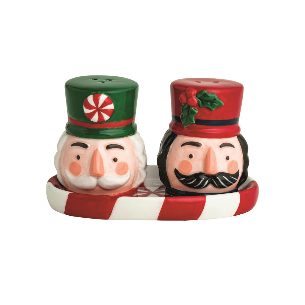 Mud Pie Nutcracker Salt & Pepper Set