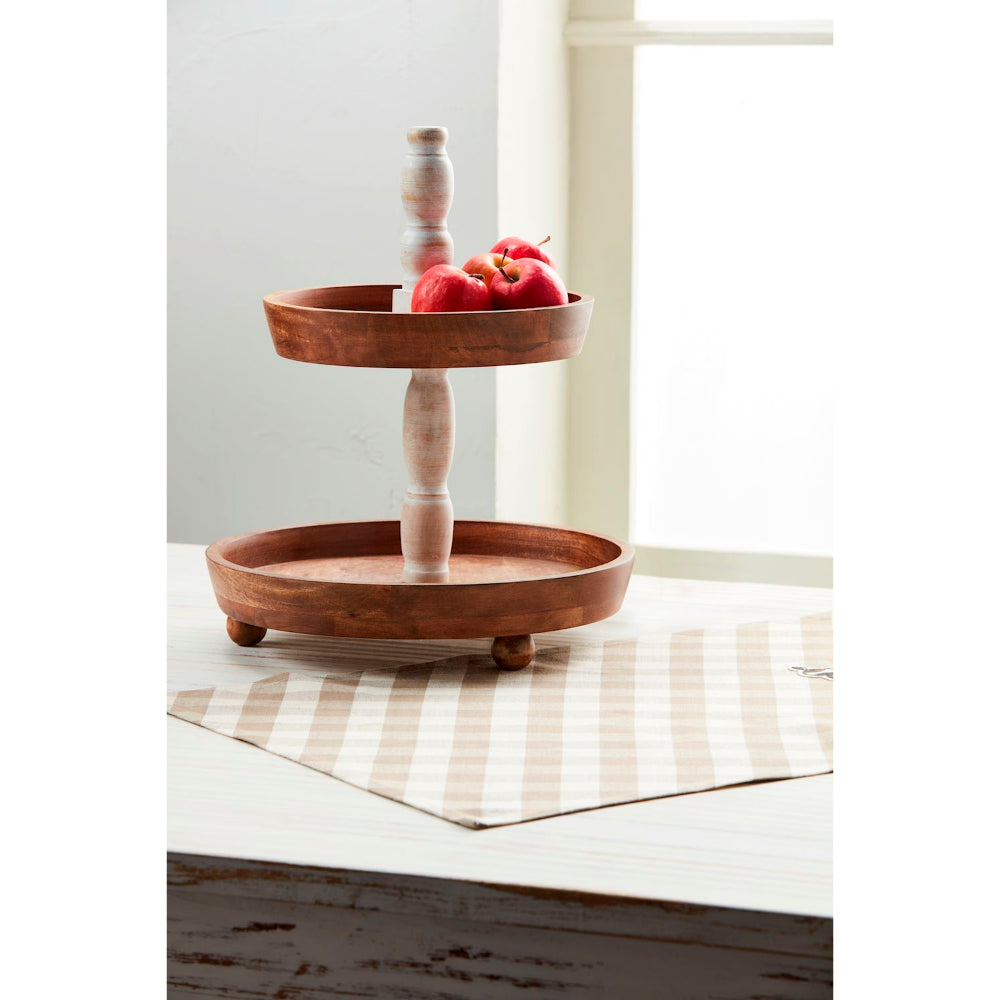 Mud Pie Baluster Tiered Server