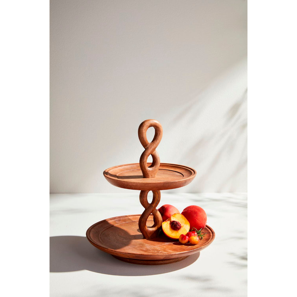 Mud Pie Twisted Tiered Server