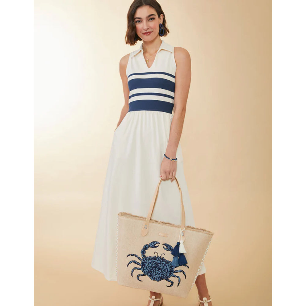 Spartina Fiesta Tote - Crab
