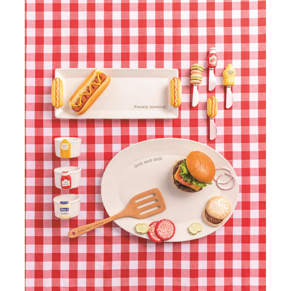 Mud Pie Hot Dog Tray-Frankly Speaking