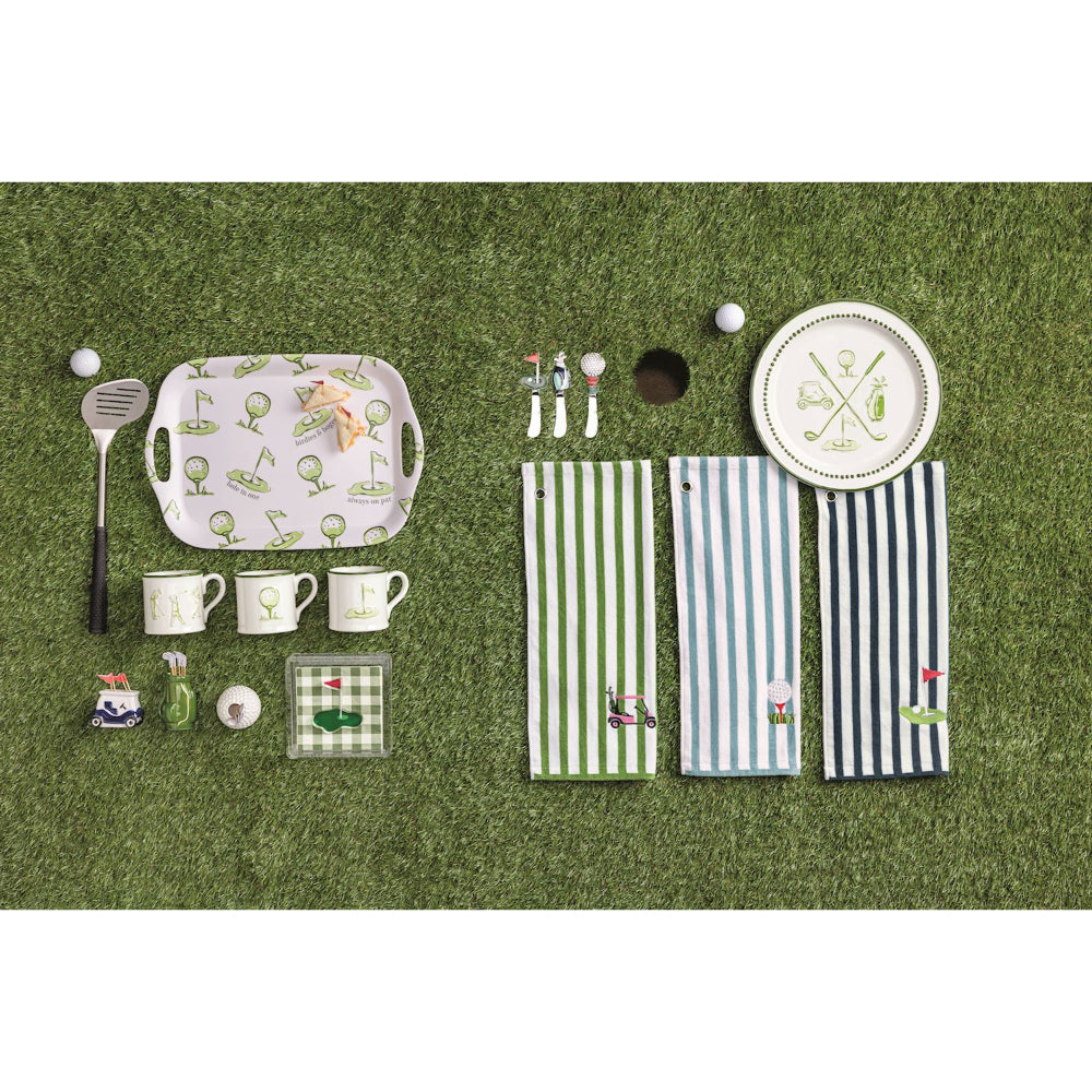 Mud Pie Golf Melamine Tray Set