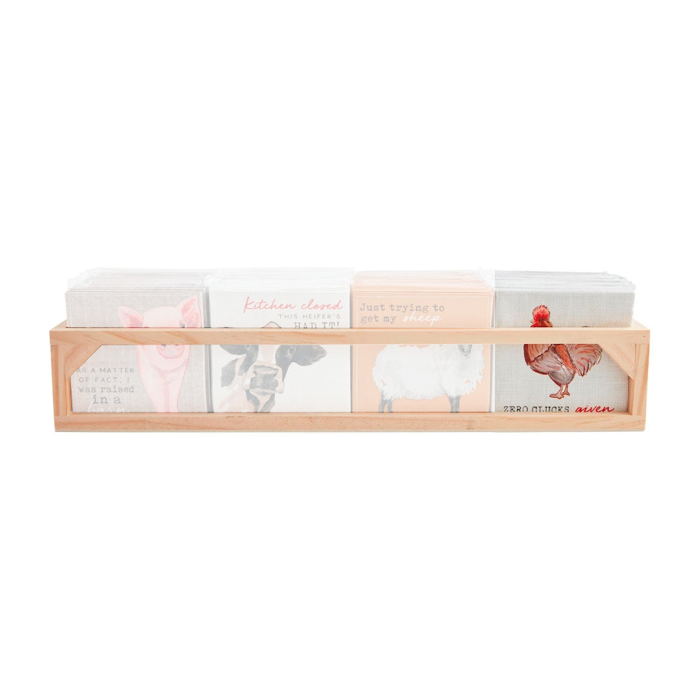 Mud Pie Farm Cocktail Napkins