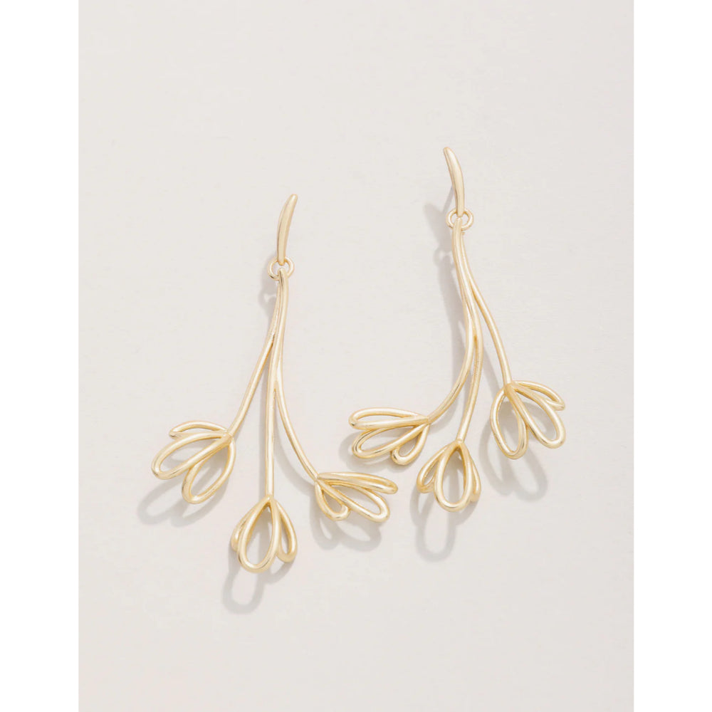 Spartina Wood Bead Flower Earrings main image 0