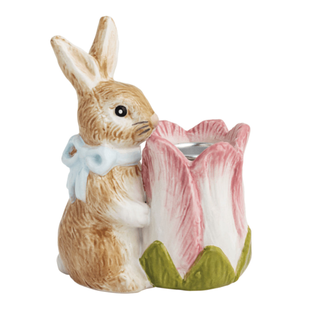 Mud Pie Bunny Taper Candle Holders