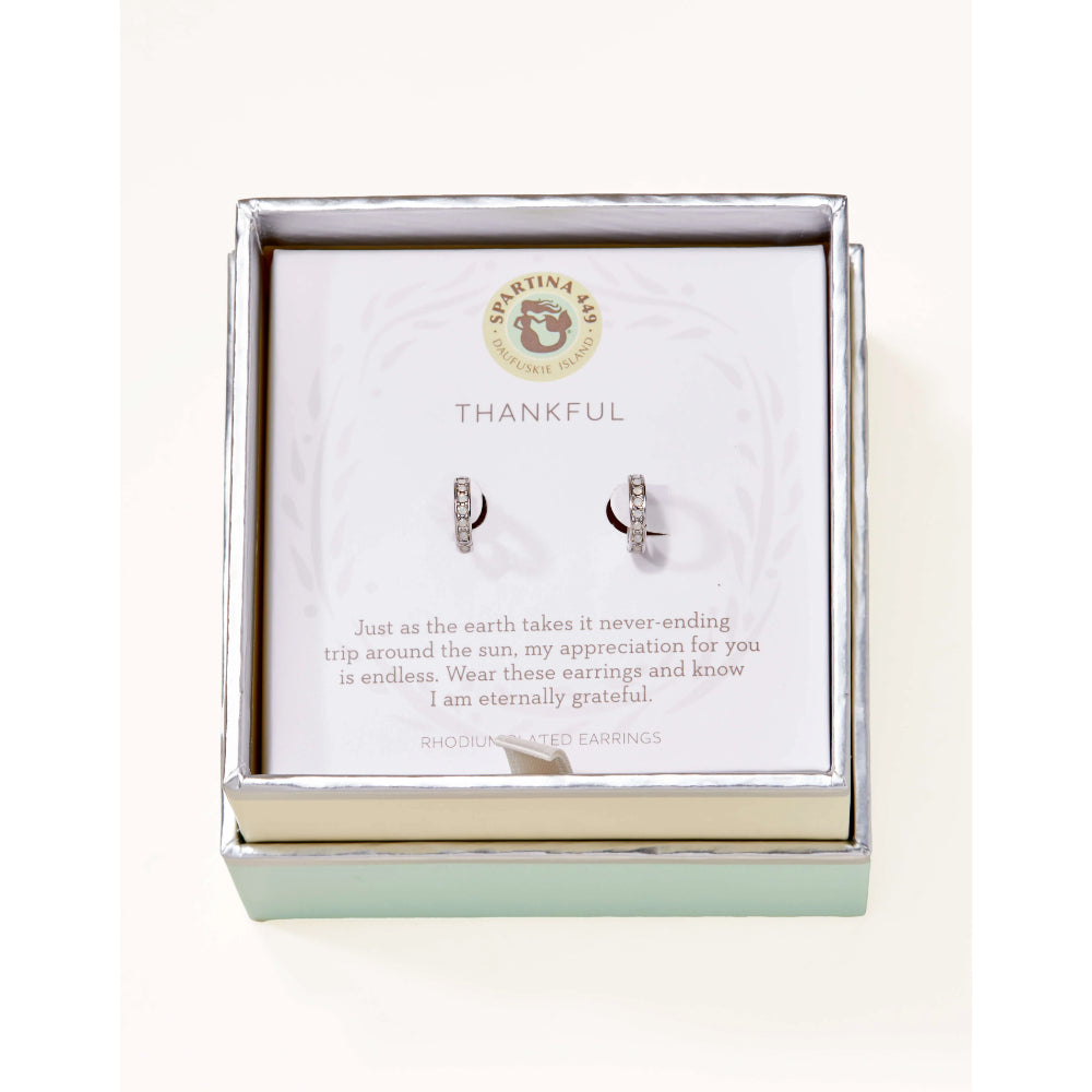 Sea La Vie Thankful/Ring Hoop Earrings