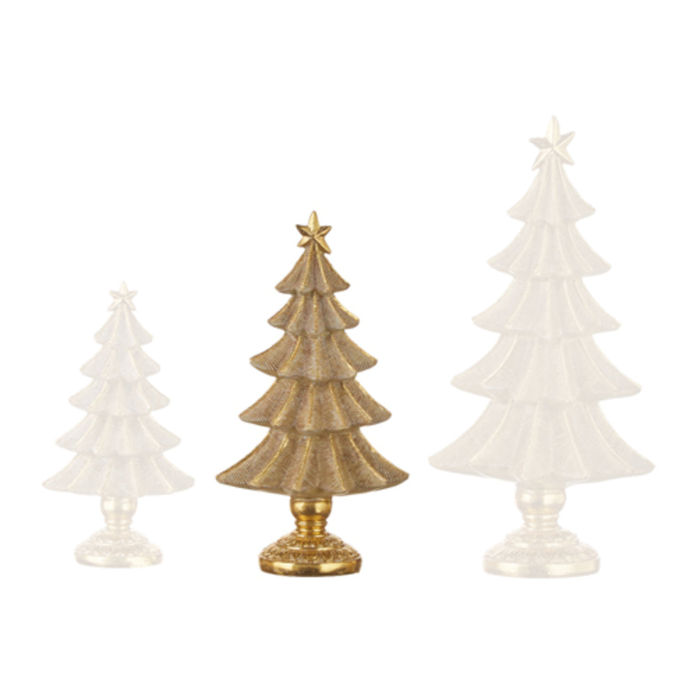 Raz Imports Gold Resin Beaded Tree