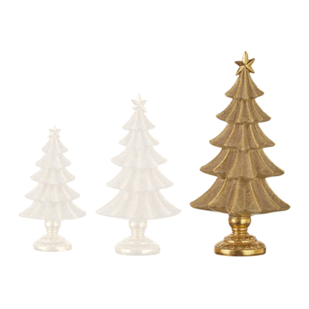 Raz Imports Gold Resin Beaded Tree