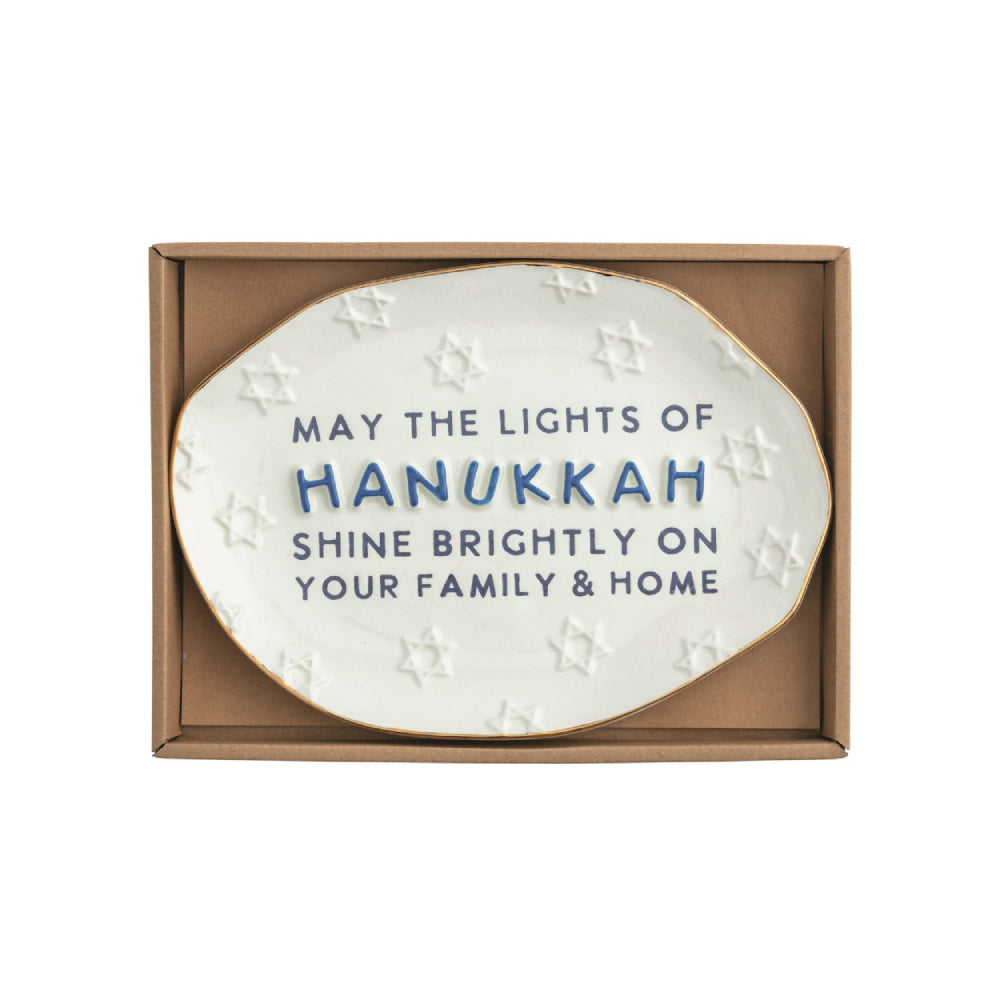 Mud Pie Hanukkah Sentiment Tray