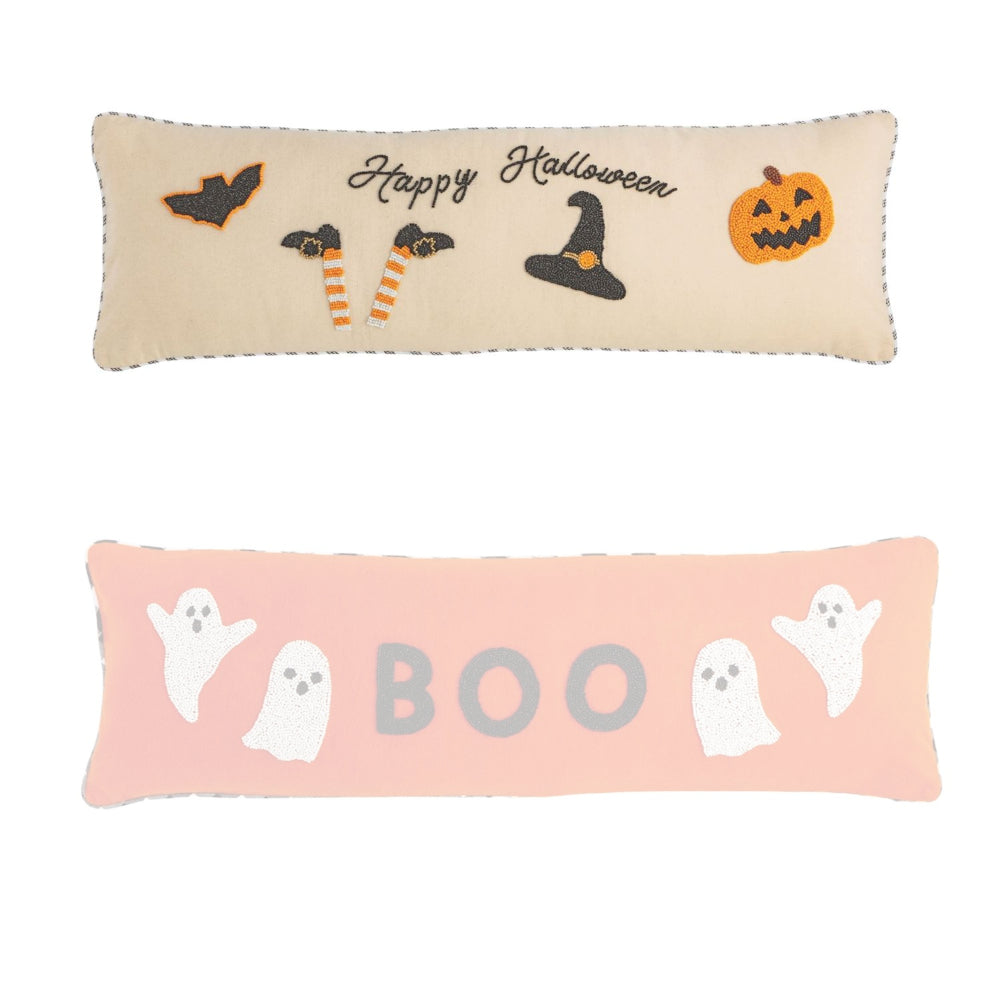 Mud Pie Halloween Long Beaded Pillows