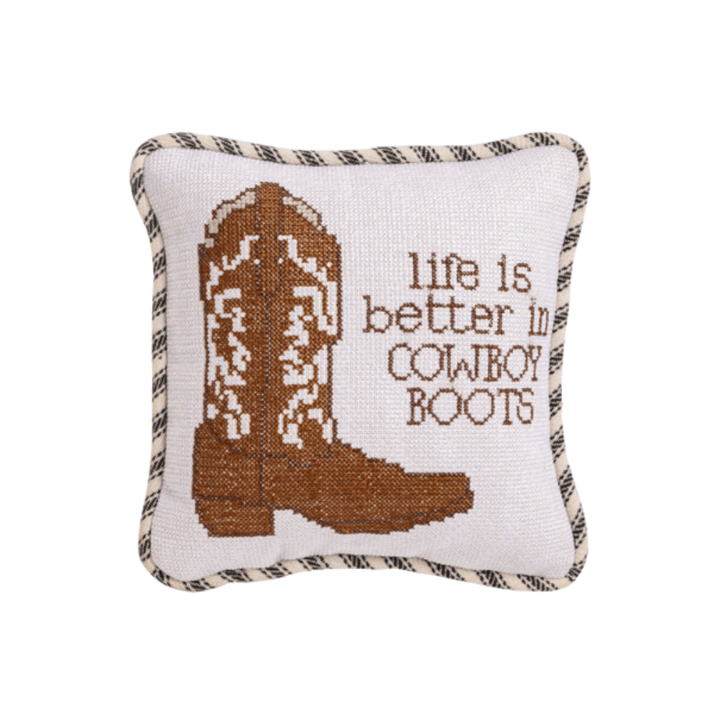 Mud Pie Horse Needlepoint Pillows