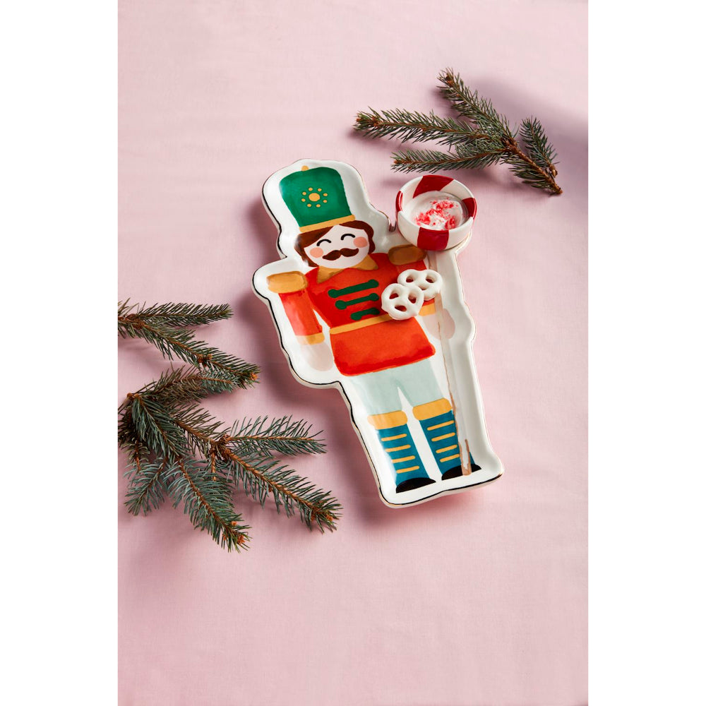 Mud Pie Nutcracker Chip & Dip Set