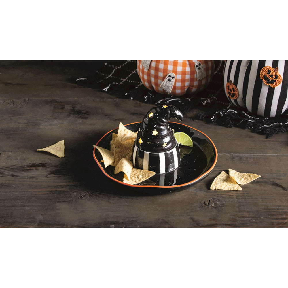 Mud Pie Chip & Dip Light-Up Witch Hat