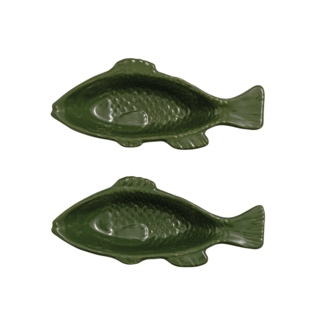 Mud Pie Fish Dip Bowls - Set of 2