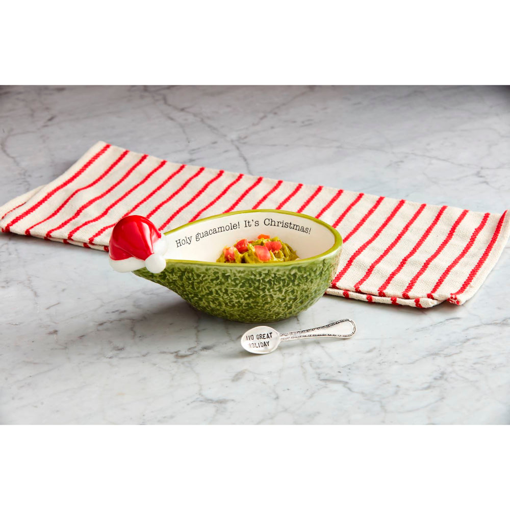 Mud Pie Christmas Guac Tidbit Set