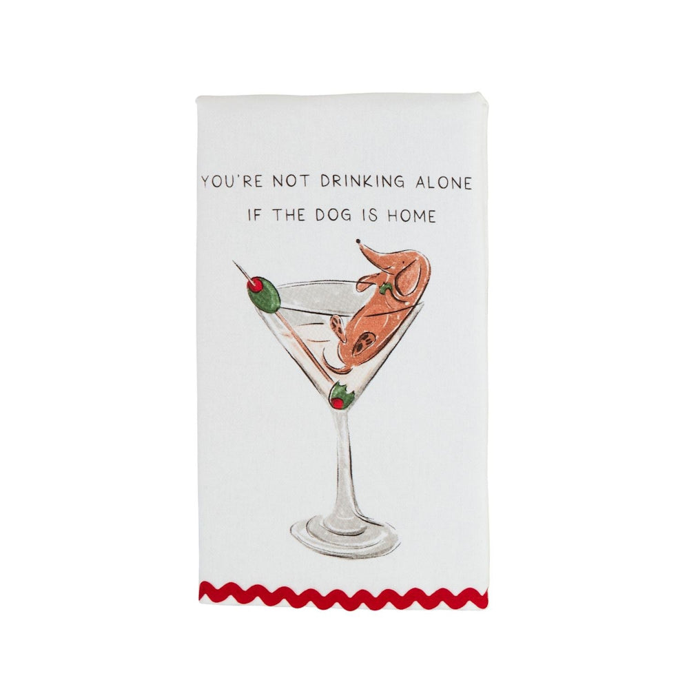 Mud Pie Dog Ric-Rac Towels