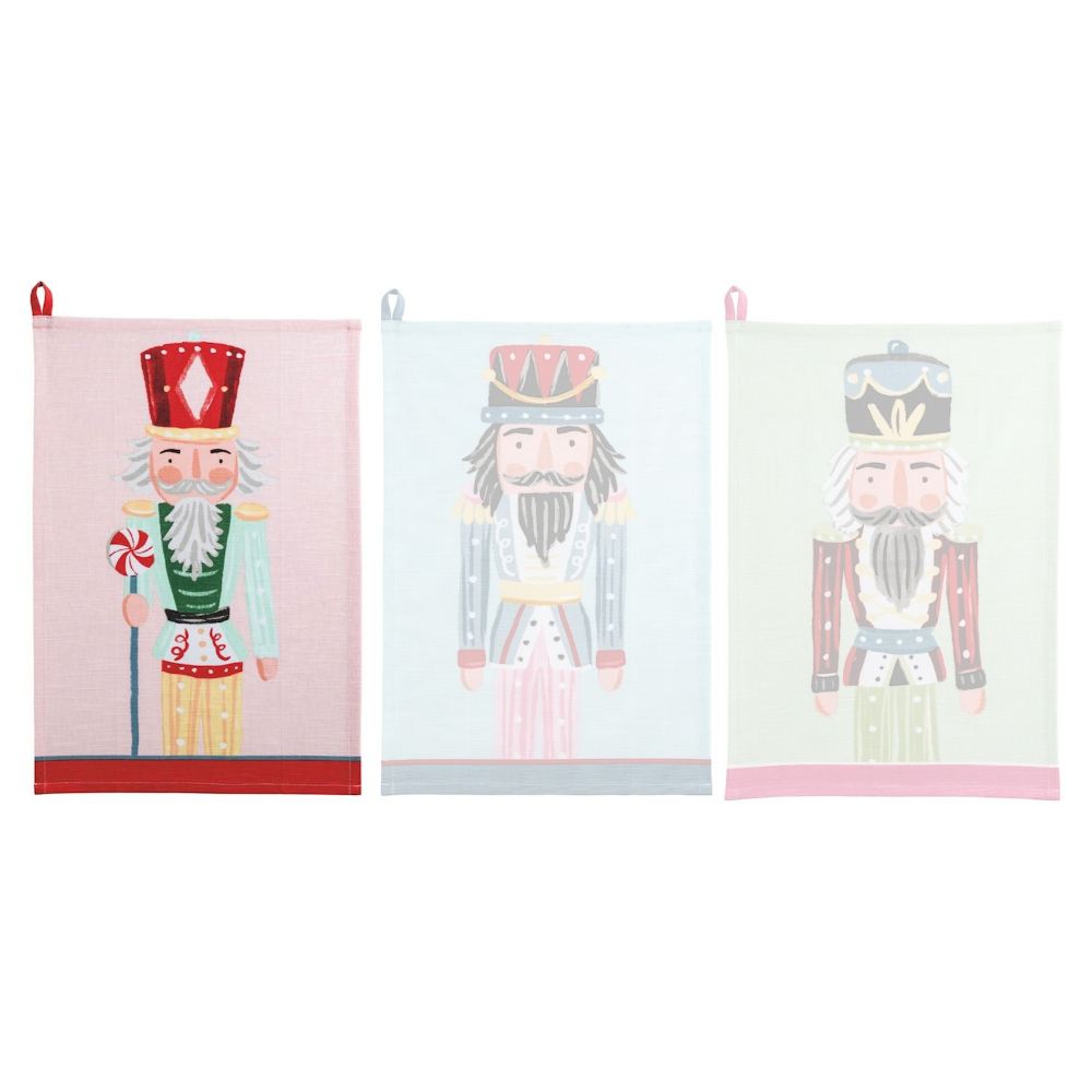 Mud Pie Nutcracker Towels