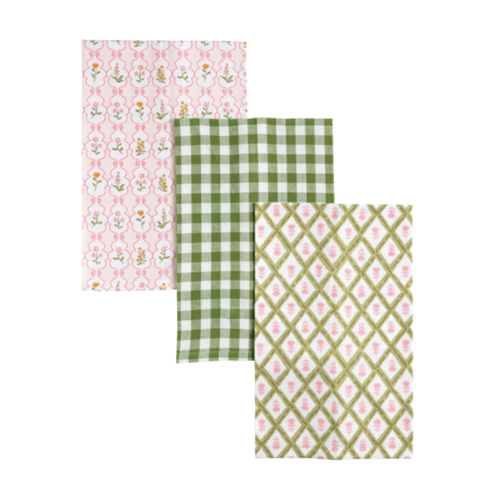 Mud Pie Greenhouse Towel Set
