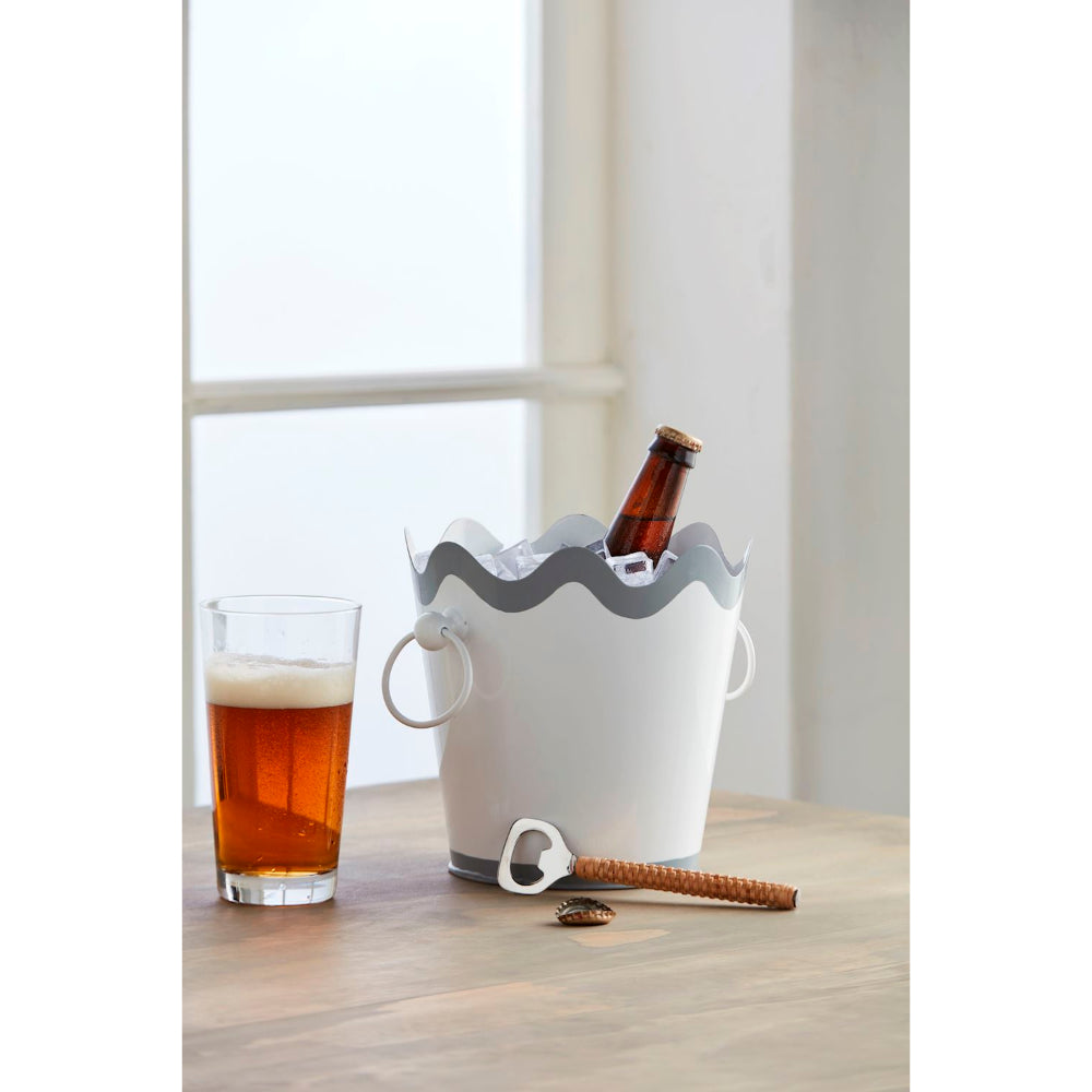Mud Pie Wavy Ice Bucket Set