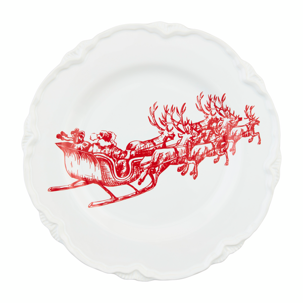 Mud Pie Christmas Dessert Plate