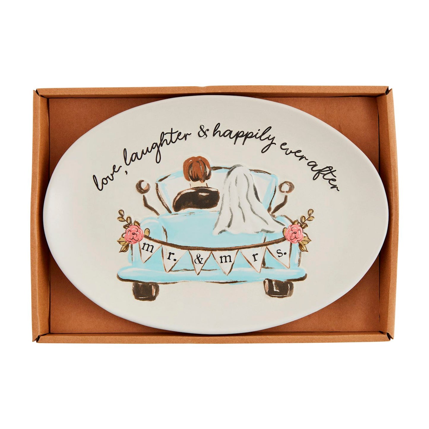 Mud Pie Mr. & Mrs. Get-Away Car Plate