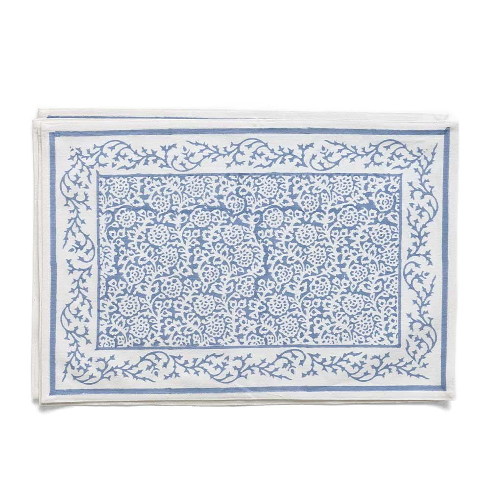 Pomegranate Tapestry Blue Placemat