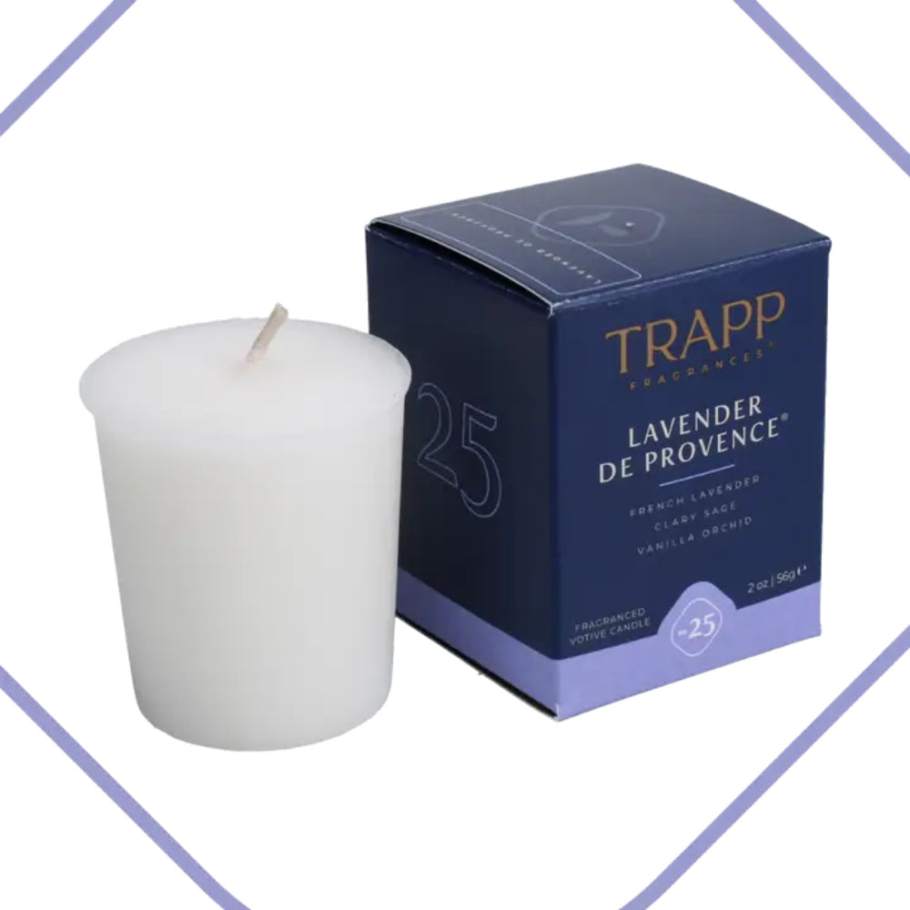 Trapp Fragrances No. 25 Lavender De Provence 2 oz. Votive Candle